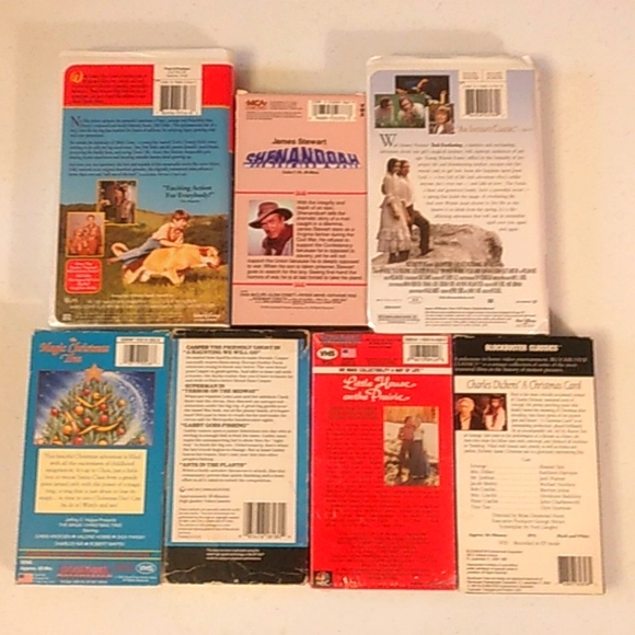 Vintage VHS tape bundle--7 tapes (j8) - Picture 3 of 3